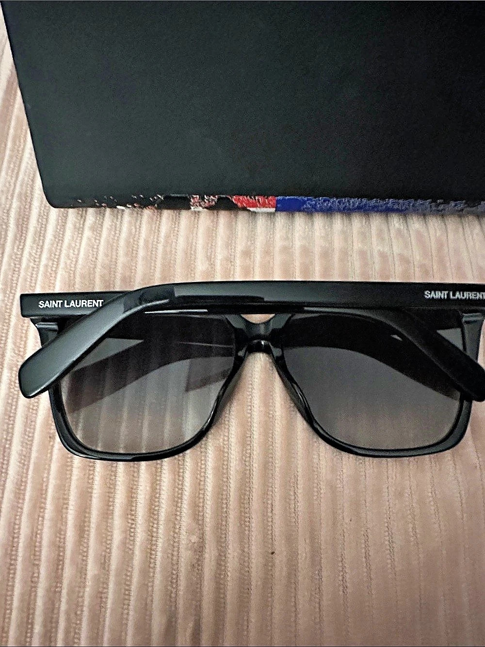 Saint Laurent SL 475 Jerry Sunglasses Black Square Frame Sunglasses